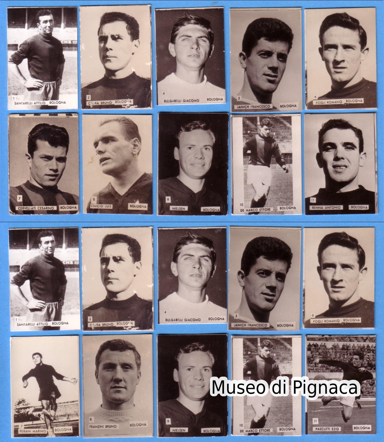 1961/62 e 1962/63 (Edizioni GALLI via Pavia 38 Roma) - figurine Bologna FC