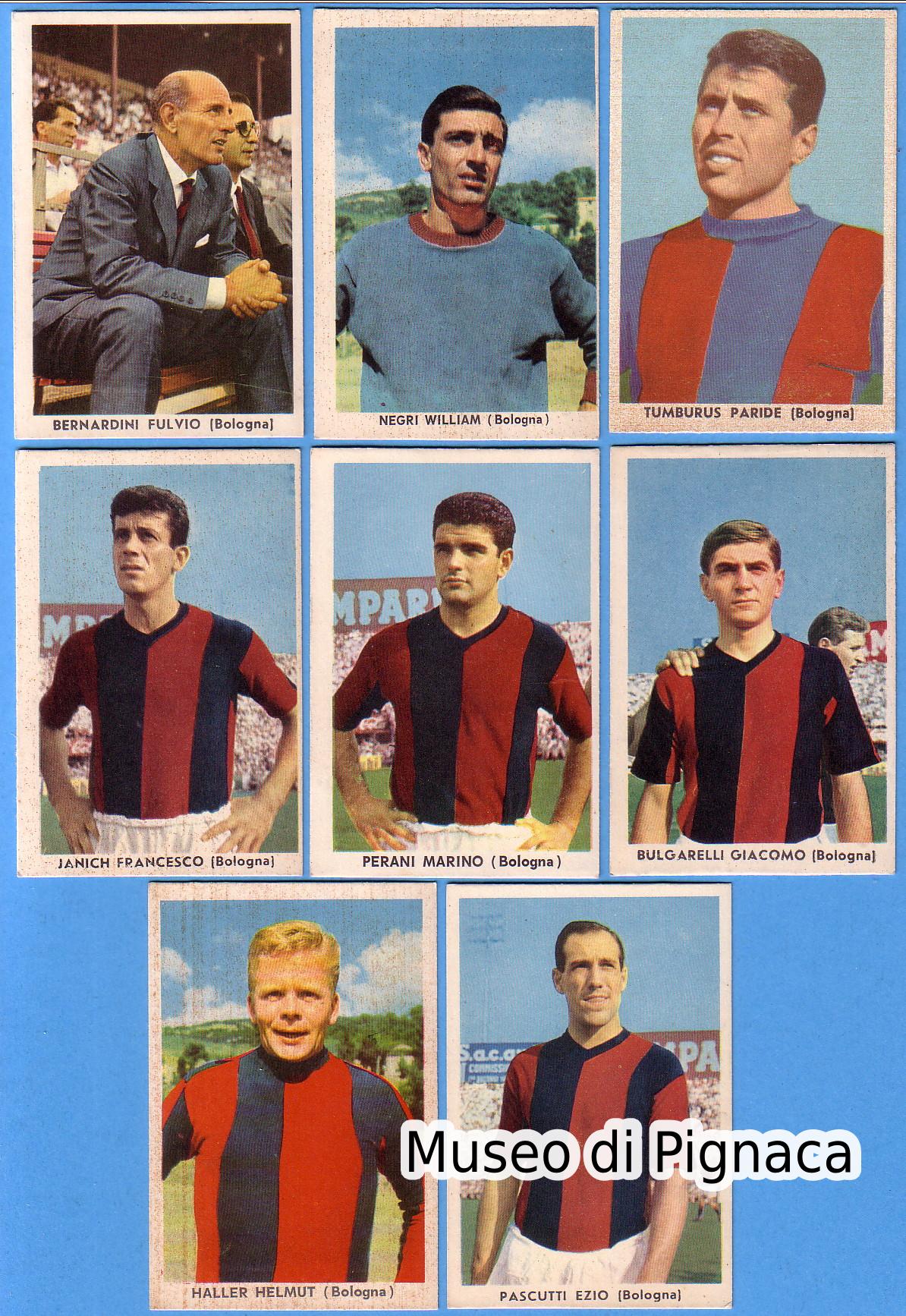 1963-64 TAVER MATIC (Torino) - figurine cartonate Bologna FC