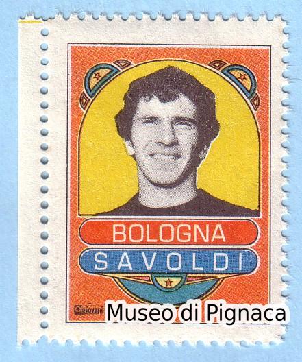 1970 Qui Giovani - Aldo Palazzo editore - figurina-francobollo Savoldi