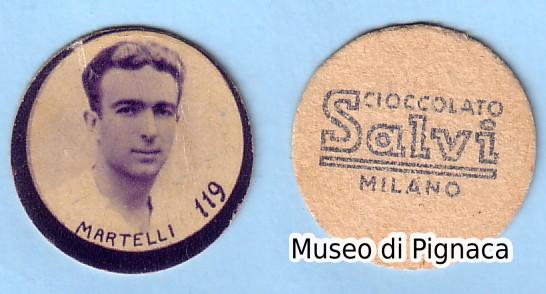Cioccolato SALVI (Milano) - anni 20 - figurina Giuseppe Martelli I°