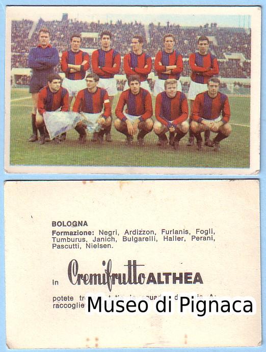 Cremifrutto ALTHEA 1966-67 (formazione squadra Bologna FC)
