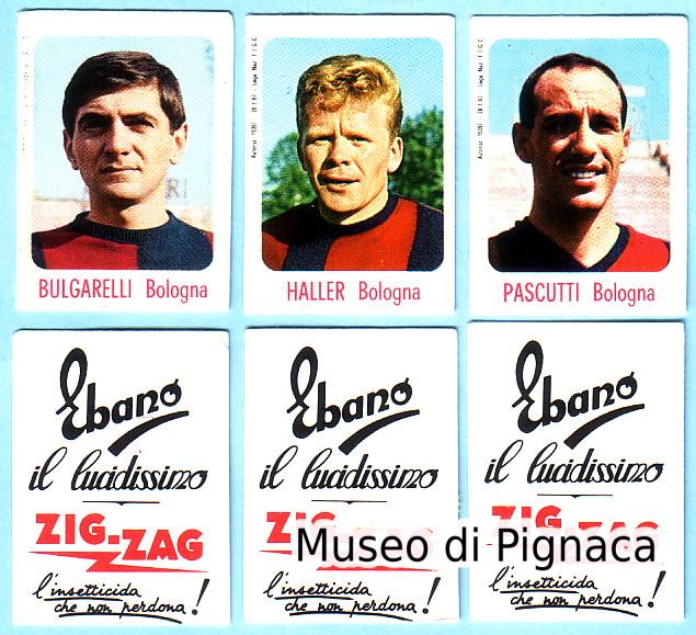 Ebano Zig Zag - 1967 figurine Bologna FC