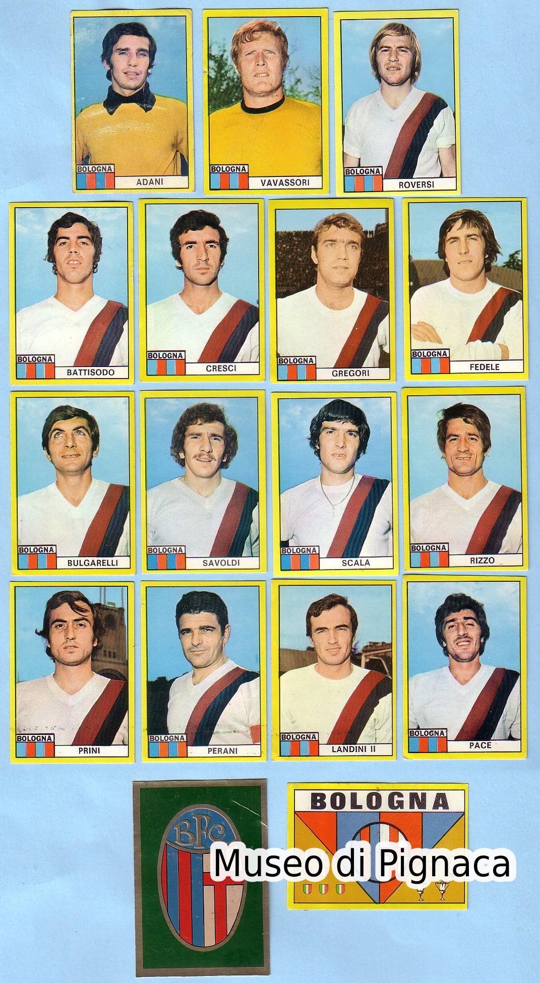 EDIS (quaderni) 1971-72 figurine Bologna FC