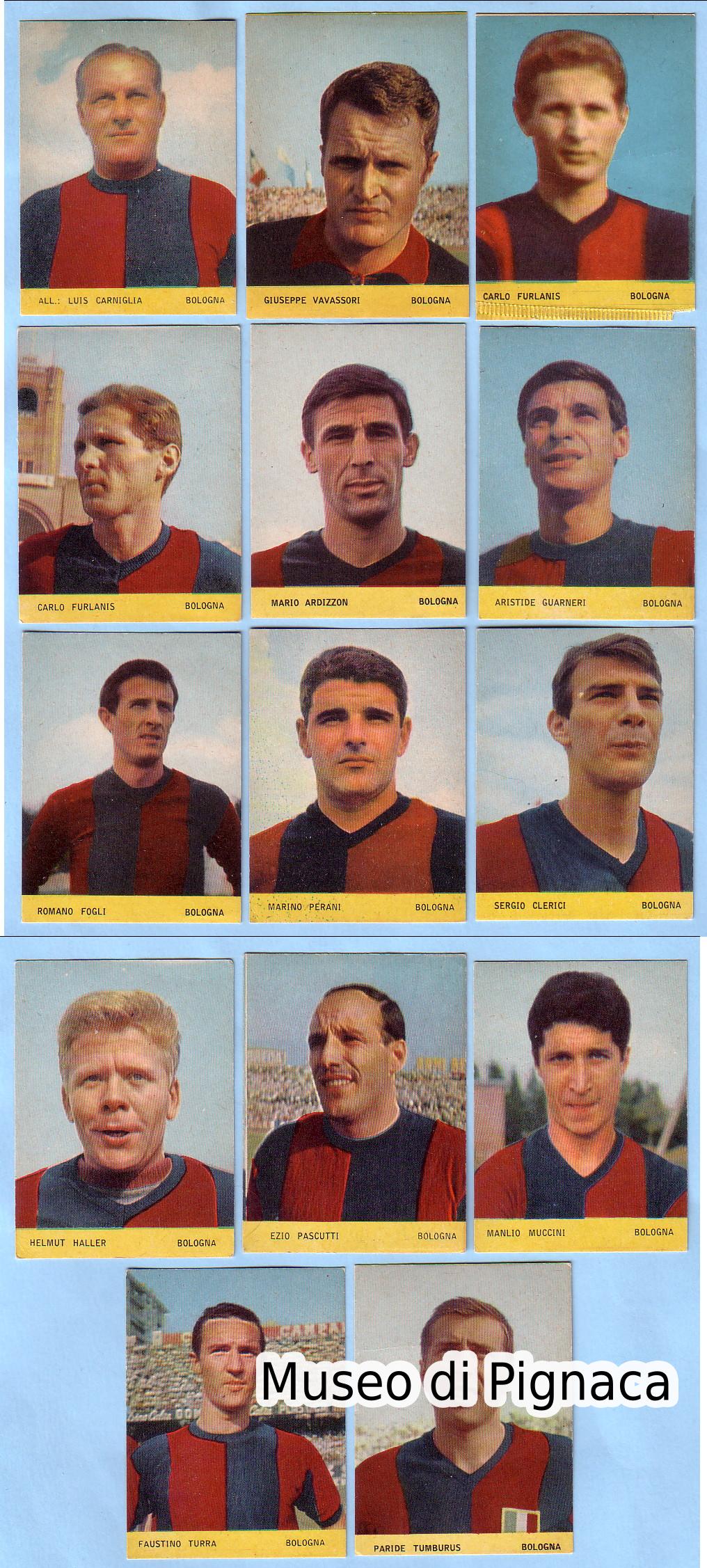 Edizioni DI LARA - POLICROM 1967/68 - figurine Bologna FC