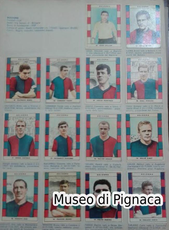 Editrice IMPERIA 'Calcio 1963-64' figurine Bologna FC