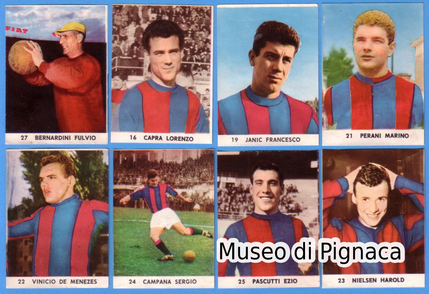 Edizioni CASTELLO 1961-62 figurine Bologna FC
