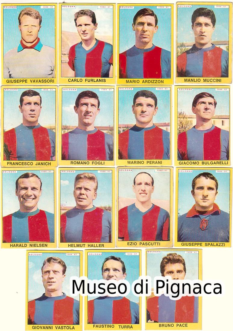 Edizioni PANINI 1966-67 'Calciatori' figurine Bologna FC