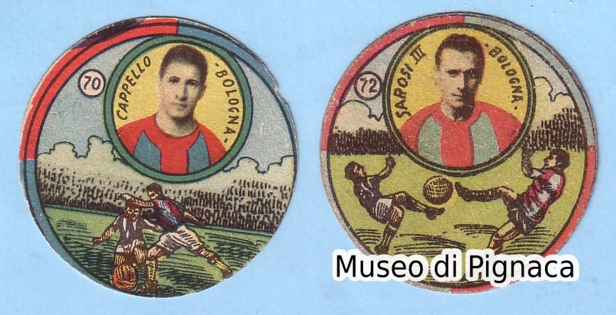 Edizioni VAV 1947-48 - Figurine Cartonate Circolari Bologna FC
