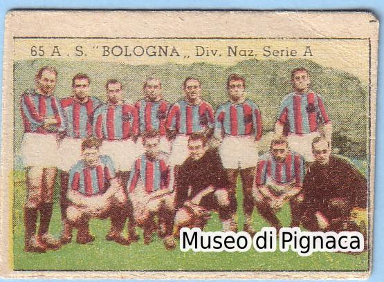 1938 (ed Balilla) - figurina formazione AS Bologna