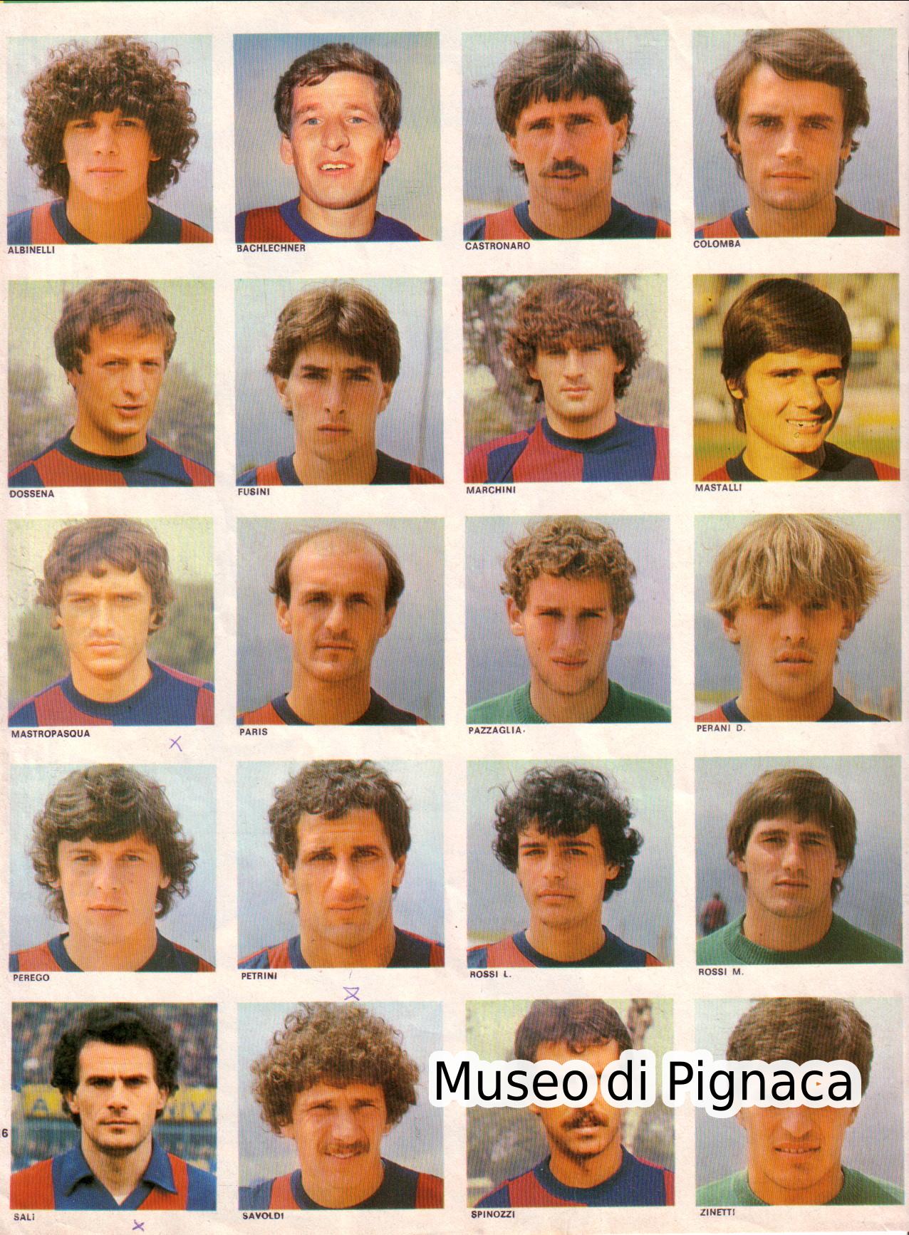 Guerin Sportivo 1979-80 figurine Bologna FC