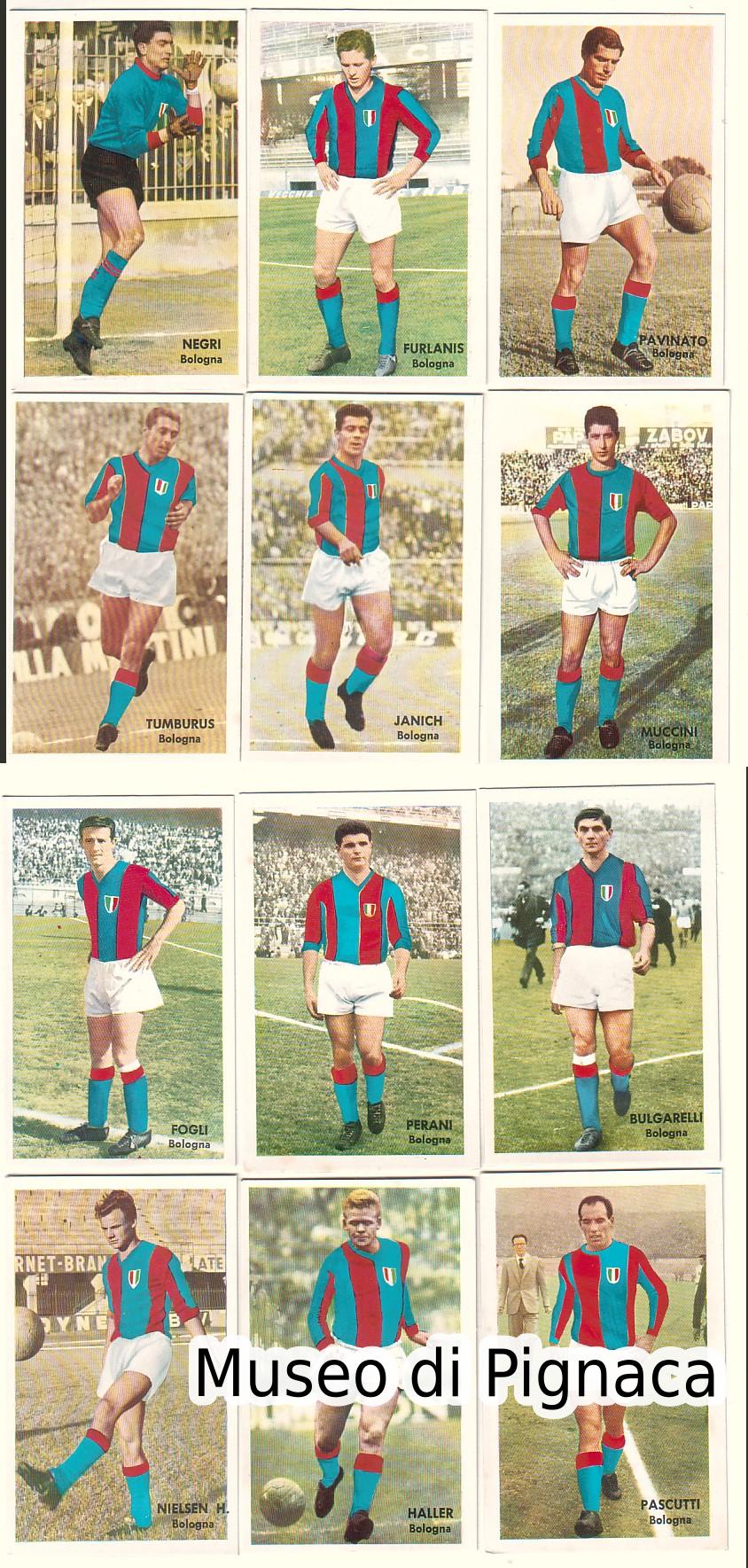 LAMPO-VERBANIA 1964-65 'Calcio Gigante' figurine Bologna FC