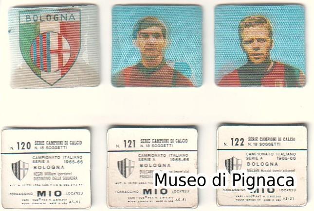 MIO - LOCATELLI serie campioni di calcio 1965-66 Bologna FC