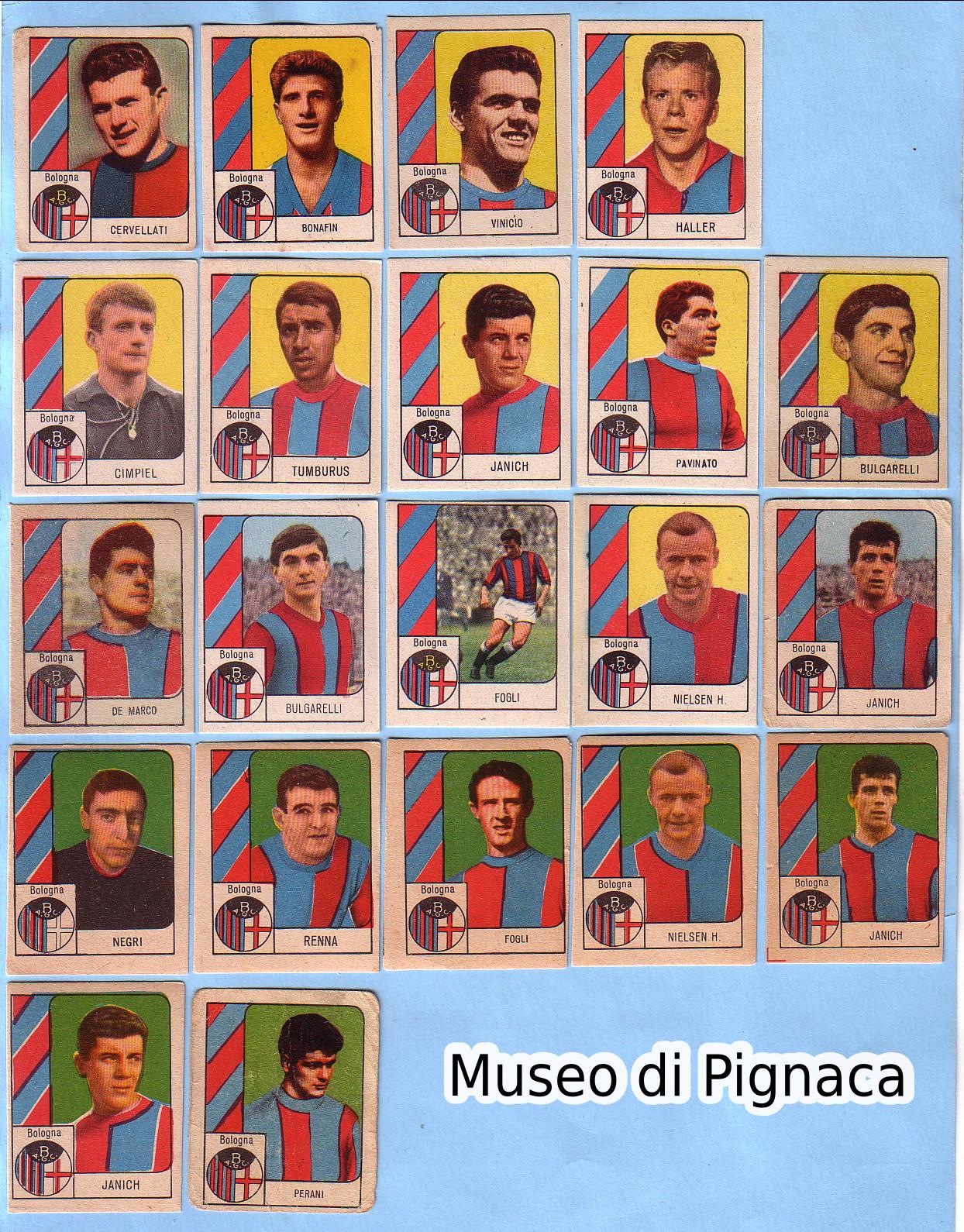 NANNINA 1959-64 figurine (piccole) Bologna FC