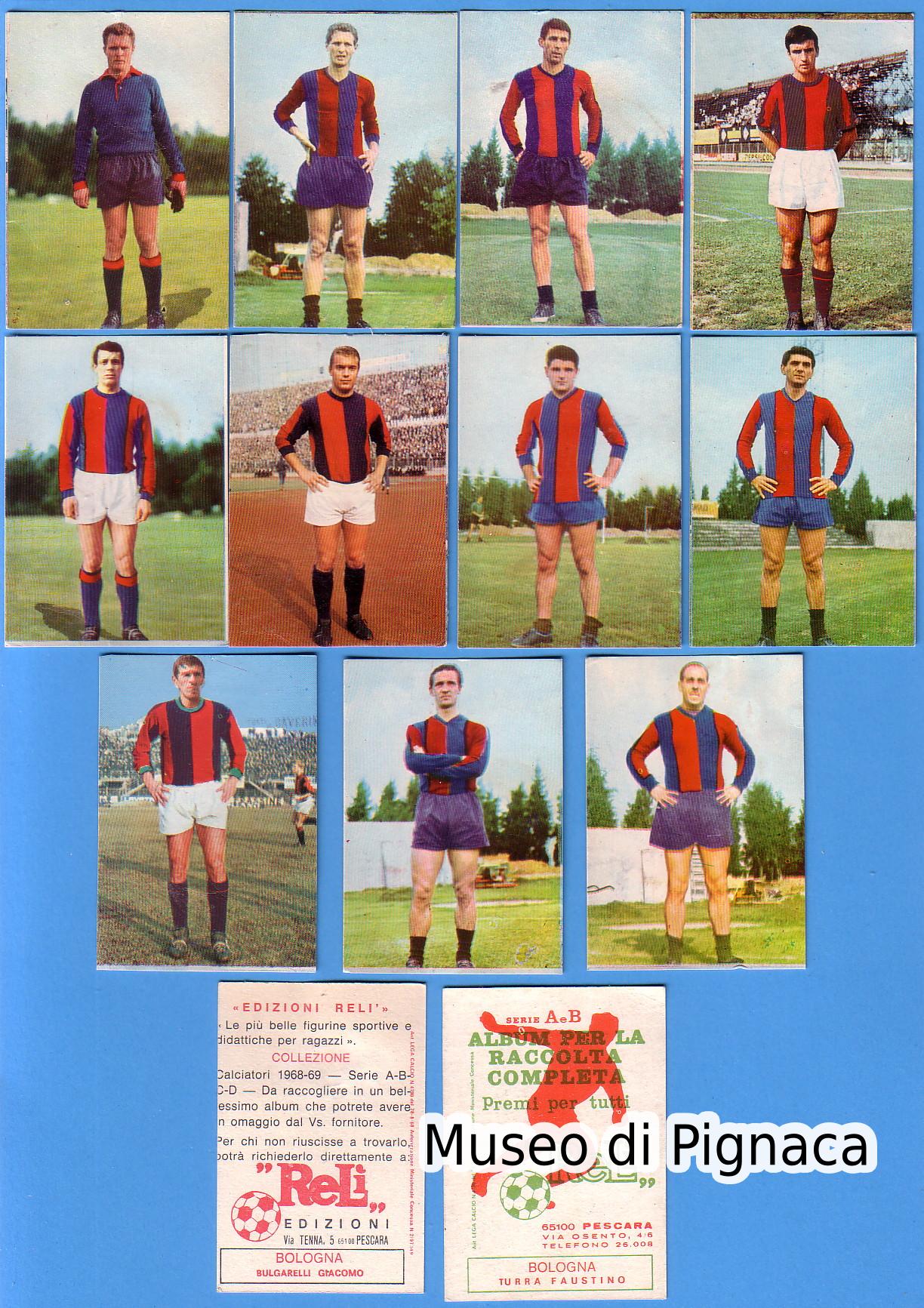 RELI' 1968-69 - figurine Bologna FC