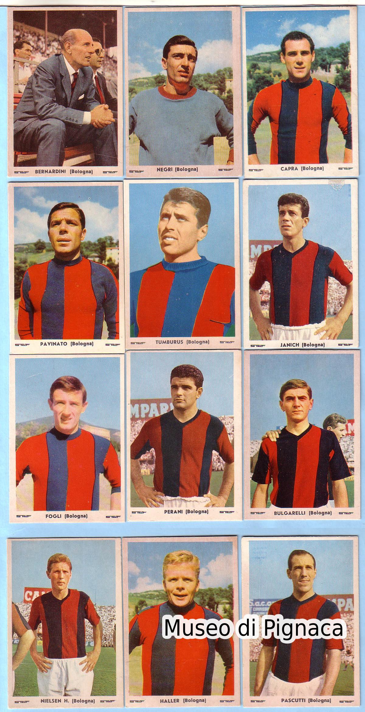 STEF Torino (per distributori) 1964-65 'Il calcio italiano' figurine Bologna 