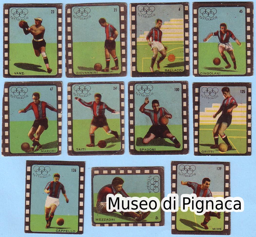 Tuttocalcio CICOGNA 1949-50 figurine Bologna FC
