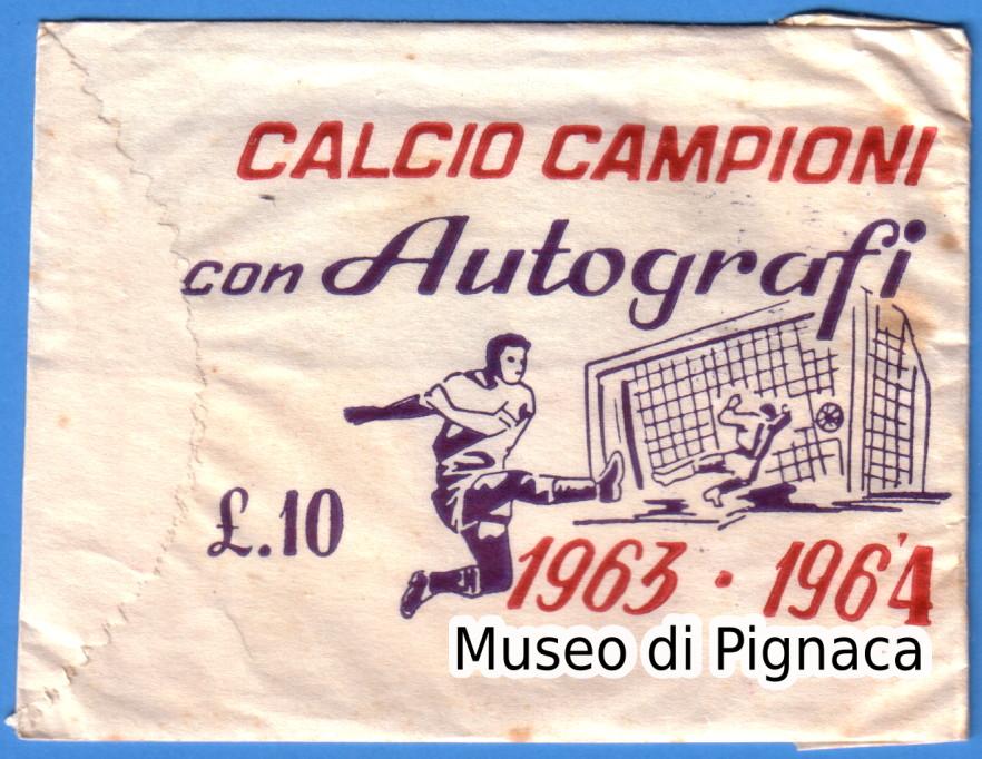 EDI 1963-64 CALCIO CAMPIONI con Autografi