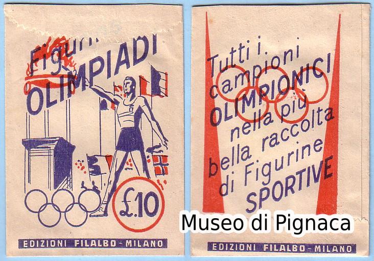 FILALBO (Milano) 1960 - FIGURINE OLIMPIADI