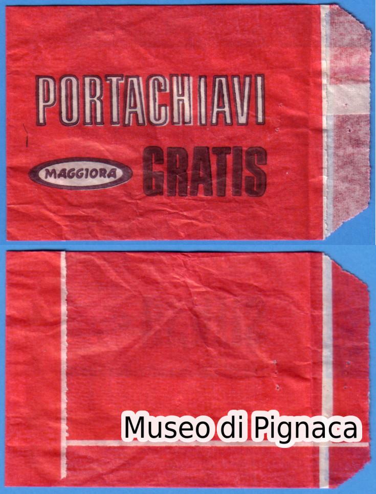 MAGGIORA 1966-67 - Bustina rossa Portachiavi Calciatori
