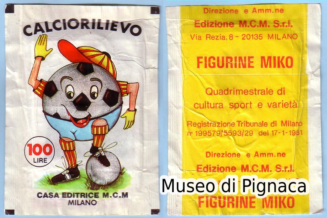 MCM (Milano) 1980-81 - CALCIORILIEVO