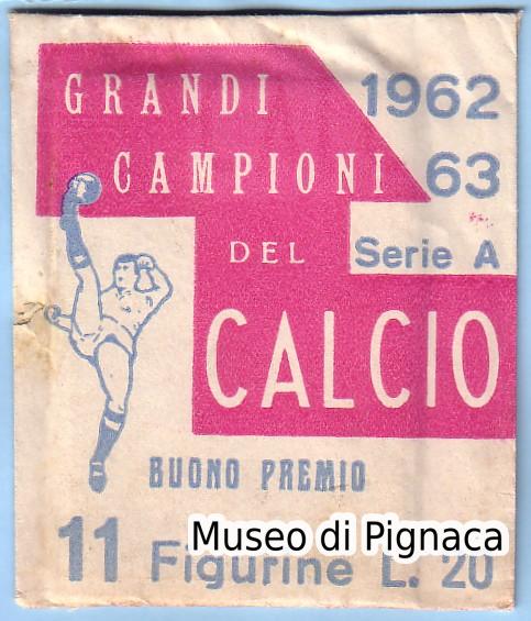 NUZZI 1962-63 -  GRANDI CAMPIONI DEL CALCIO