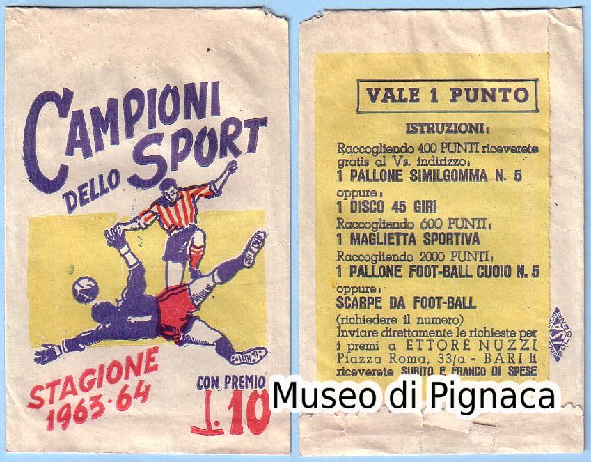 NUZZI 1963-64  -  CAMPIONI DELLO SPORT