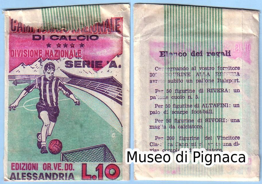 ORVEDO (Alessandria) 1962-63 - CAMPIONATO NAZIONALE DI CALCIO