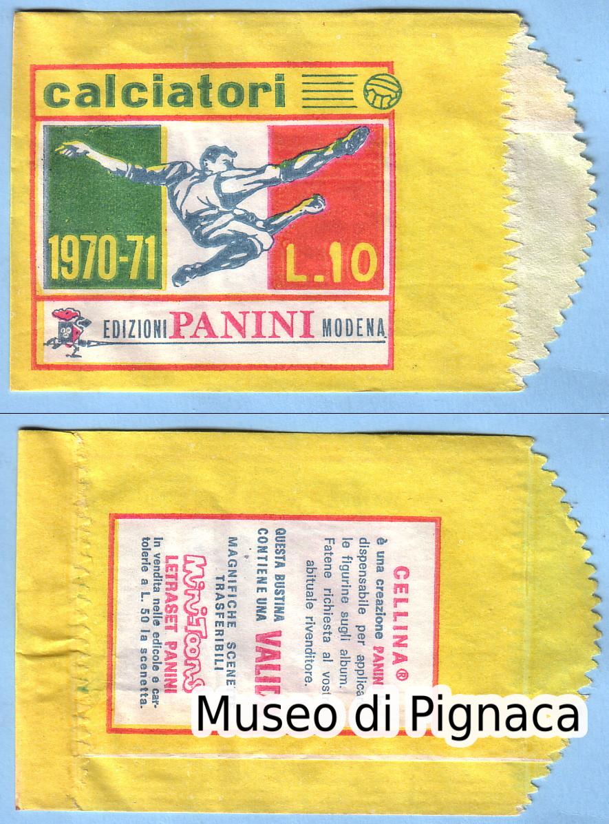 PANINI (Modena) 1970-71 raccolta CALCIATORI