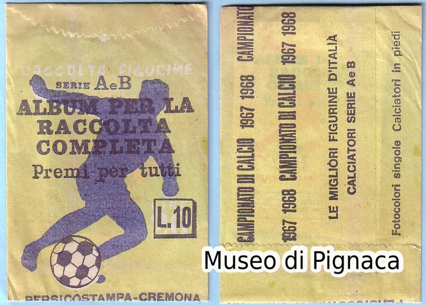 PERSICOSTAMPA (Cremona) - CAMPIONATO di CALCIO 1967-68 (lire 10)