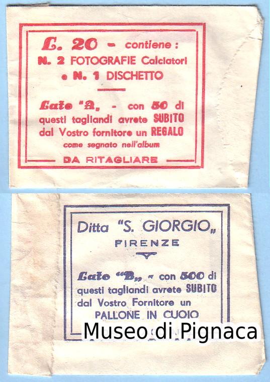 SAN GIORGIO (Firenze) - 1963 Calciatori di tutto il Mondo