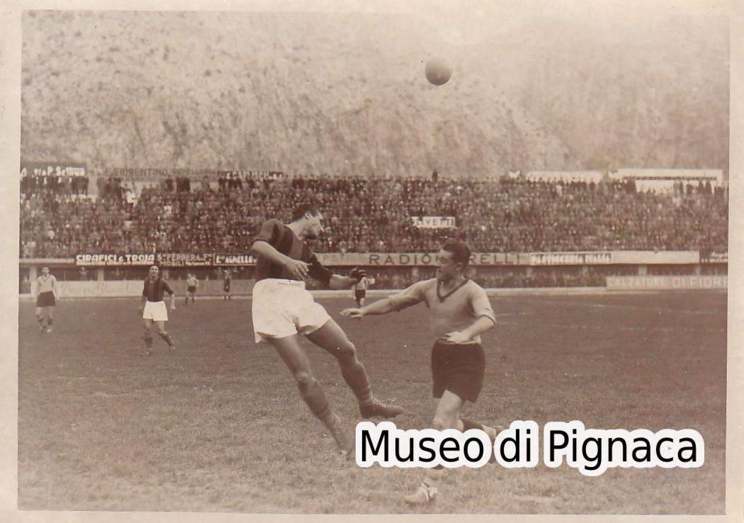 1934 (25 nov) - Palermo Bologna - Montesanto di testa su Piccaluga