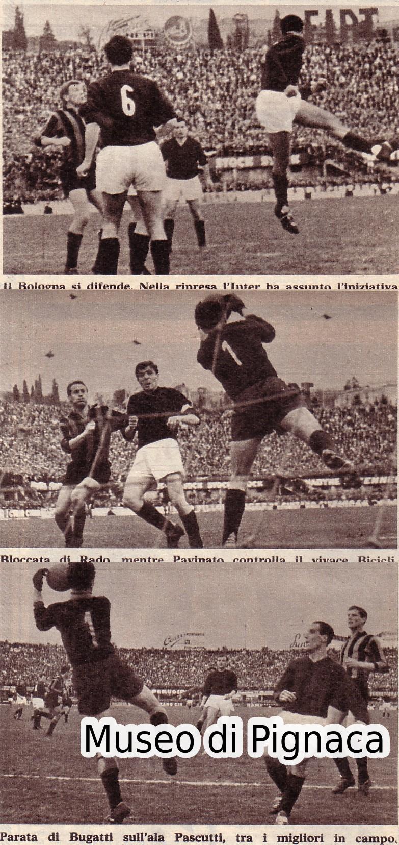 1960 dicembre - fasi di Bologna - Inter