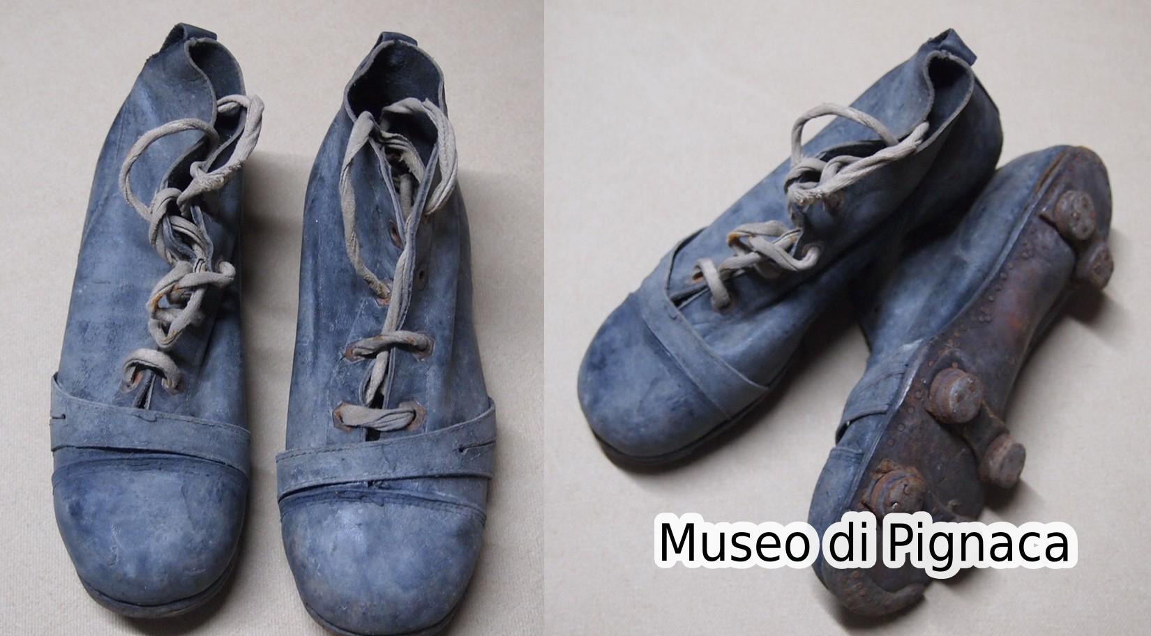 anni 20 scarpe da calcio vendute da Schiavio-Stoppani (Bologna)