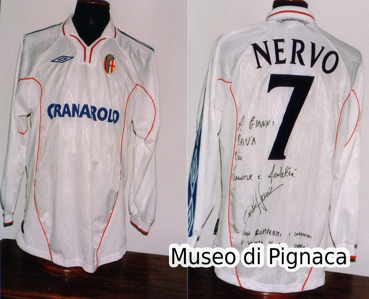 Carlo Nervo - 2000-01 Maglia bianca 'Umbro'