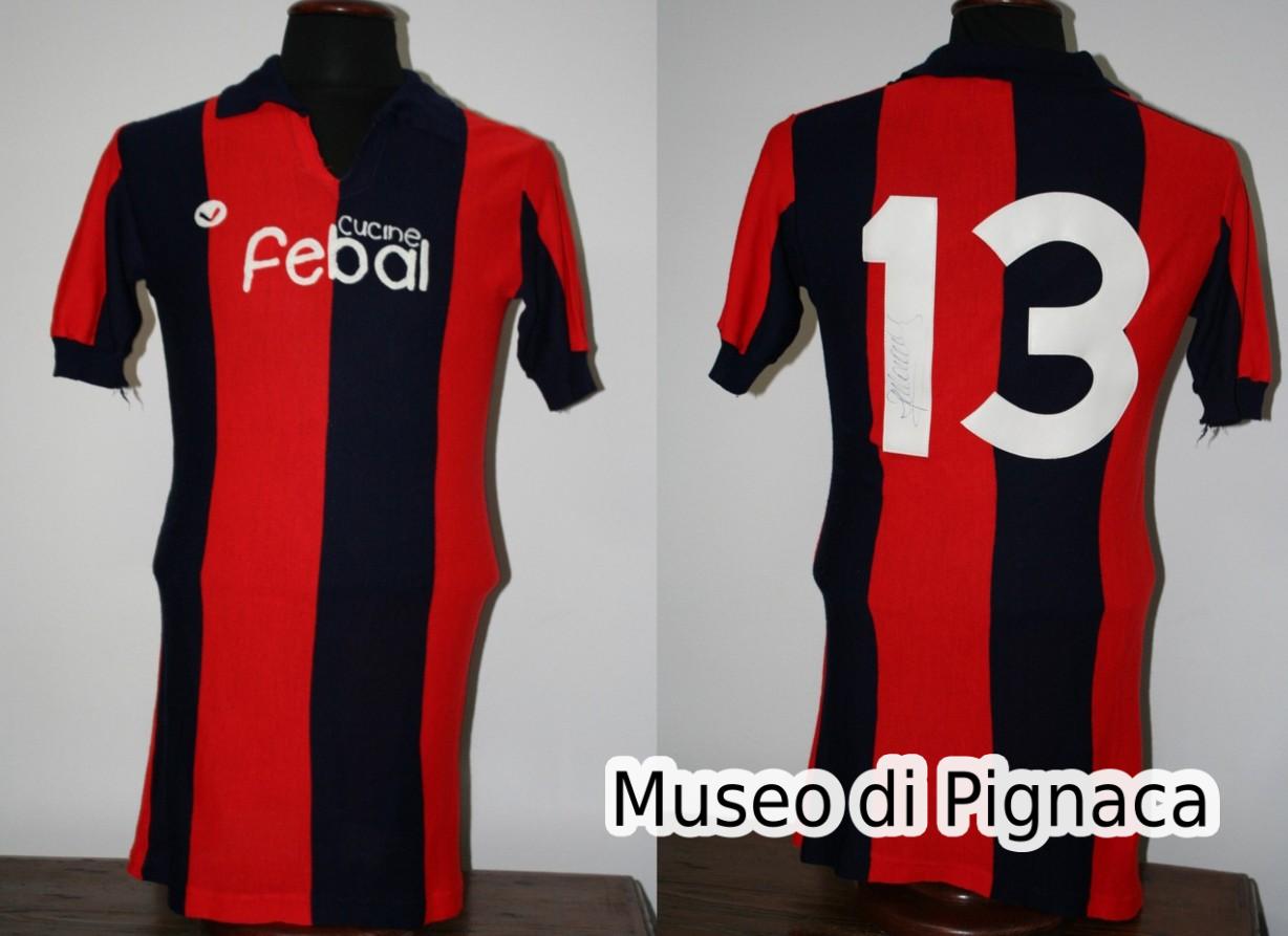 Roberto Mancini - 1981-82 - maglia esordio in serie A con il Bologna