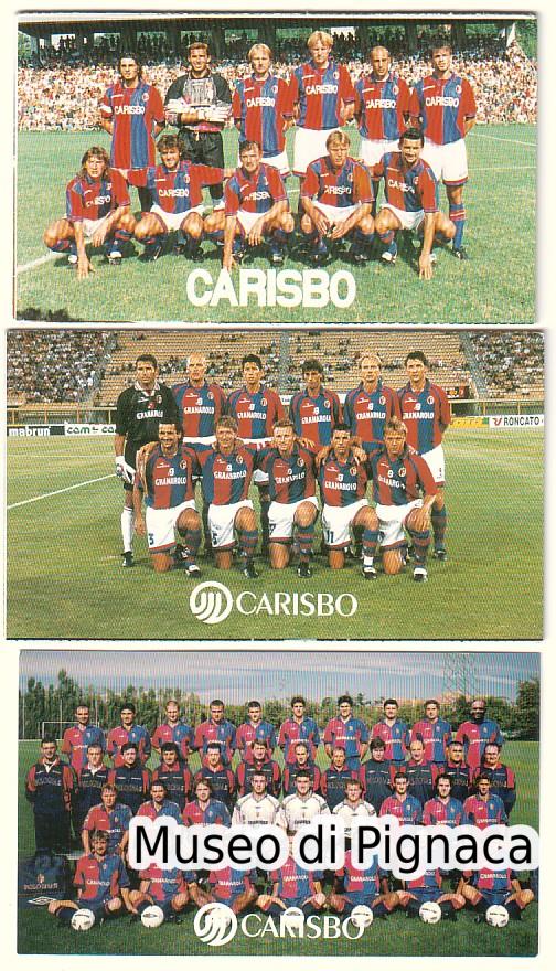 1996-2001 Calendarietti Calcio tascabili - Bologna FC