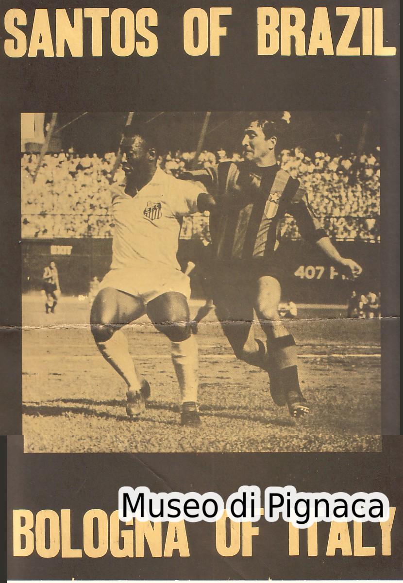 Programma SANTOS - BOLOGNA 1971 (Savoldi vs Pelè)