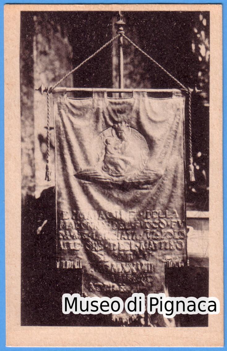 1928ca nv - Opera a sbalzo di Bernardino Boifava a ricordo dell'impresa di Umberto Nobile che lanciò sul polo l'immagine della Madonna del Fuoco
