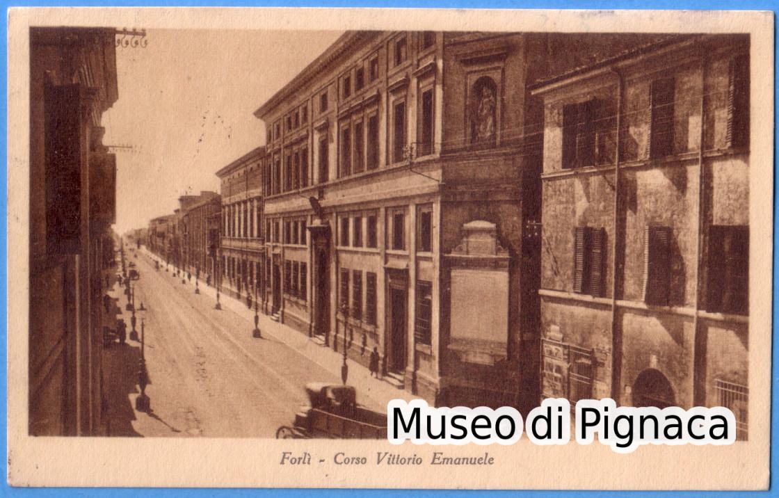 1922 vg - Forlì - Corso Vittorio Emanuele (con camioncino)