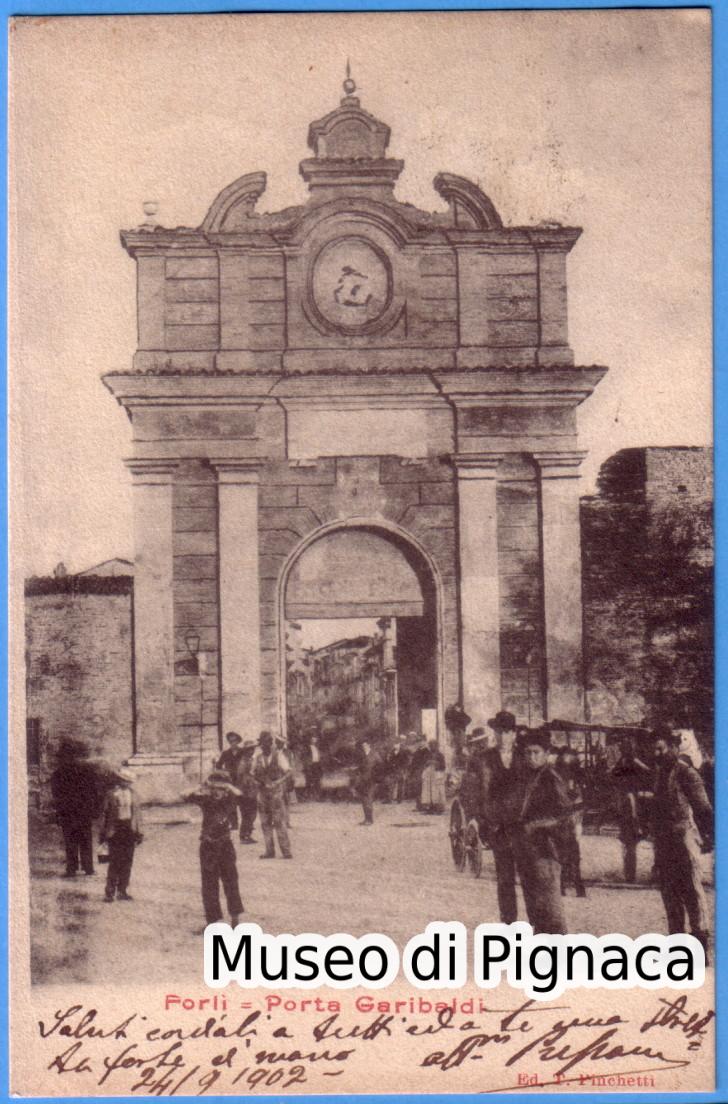 1902 vg - Forlì Porta Garibaldi (animatissima)