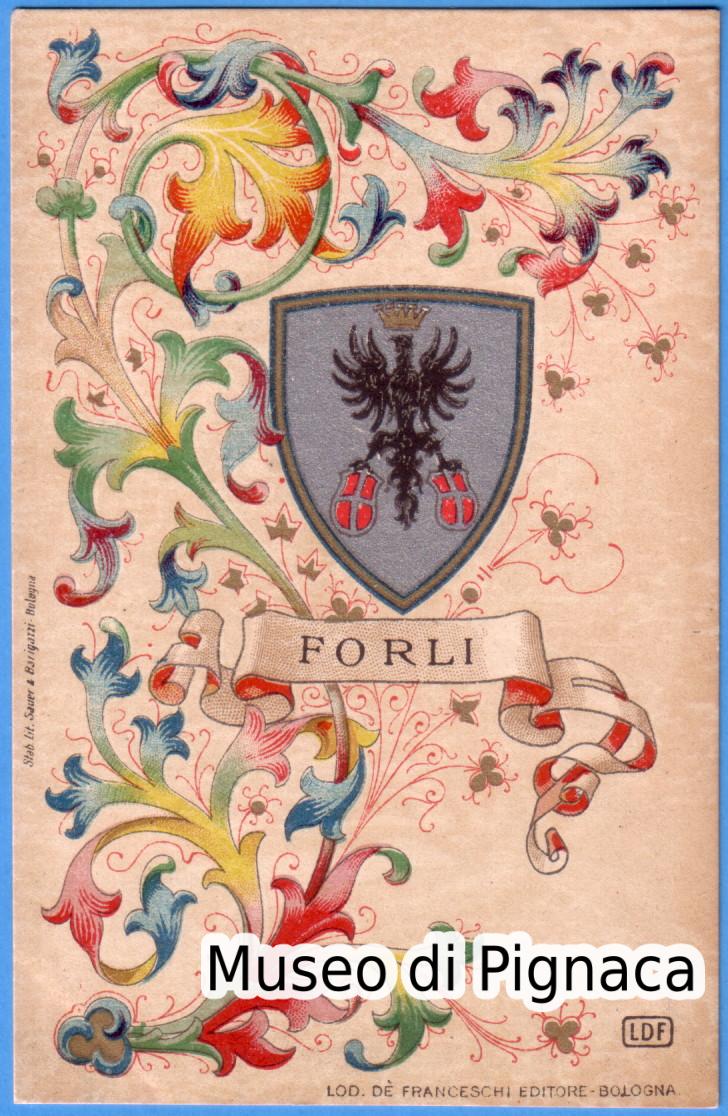 1900ca nv - Stemma della città di Forlì
