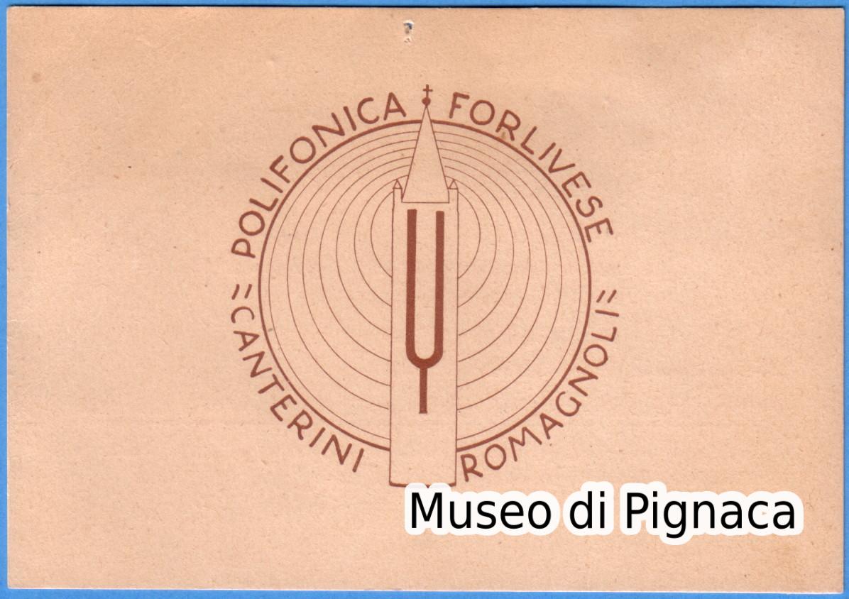 1951 nv - Polifonica Forlivese Canterini Romagnoli di Cesare Martuzzi