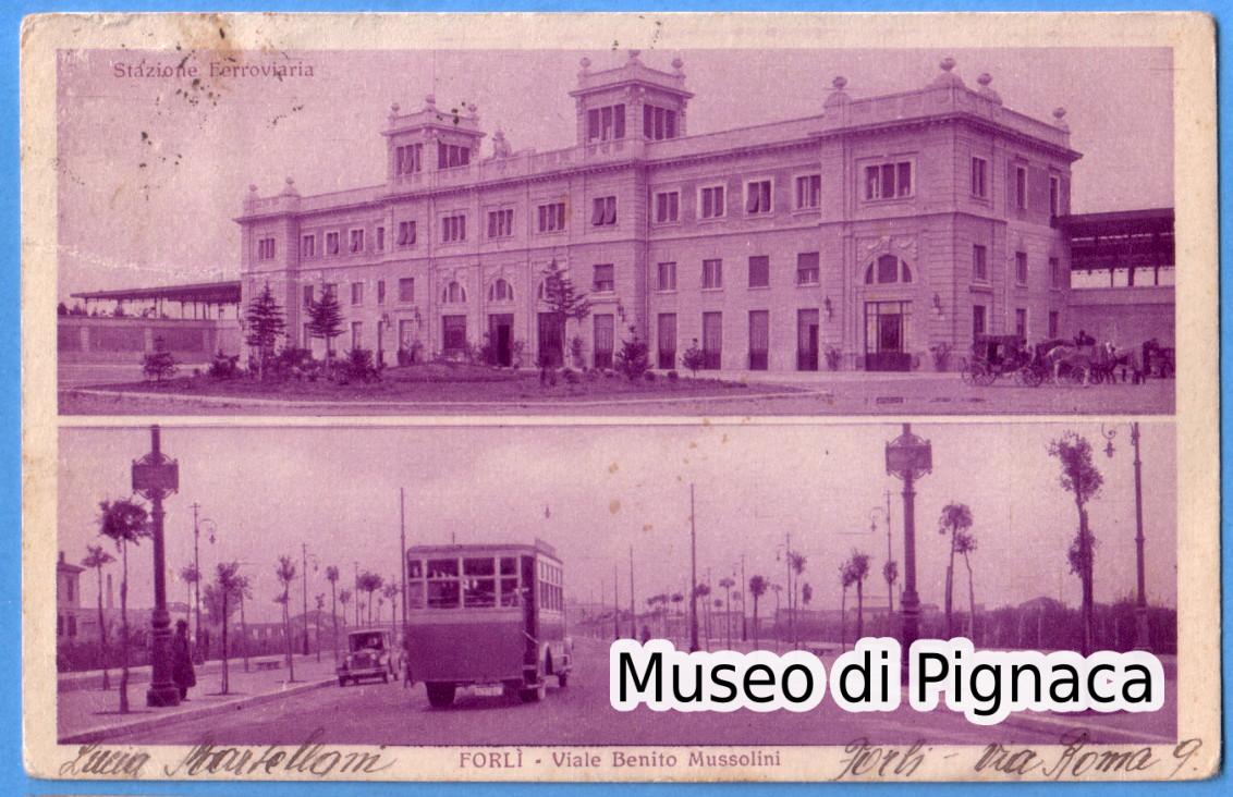 Forlì - Stazione Ferroviaria e Viale Belito Mussolini