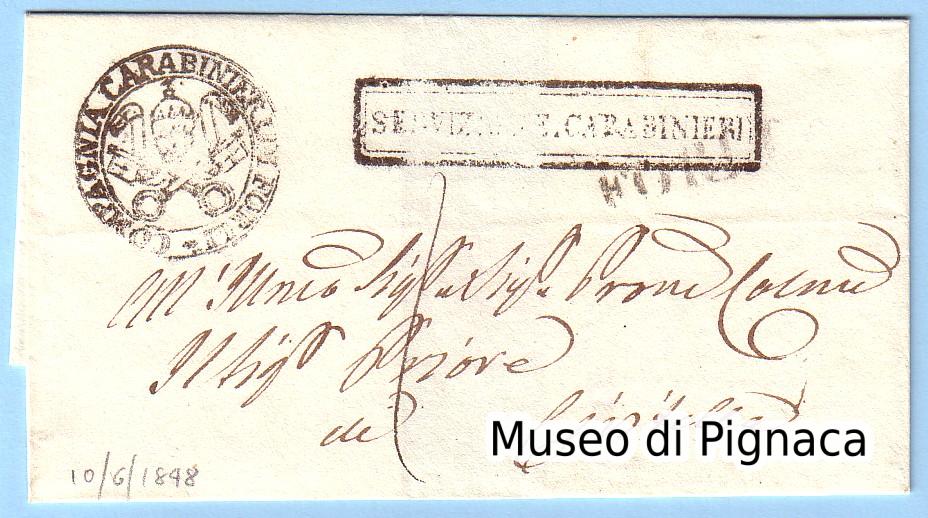 1848-_10-giugno_-_servio-carabinieri_-_compagnia-carabinieri-di-forl