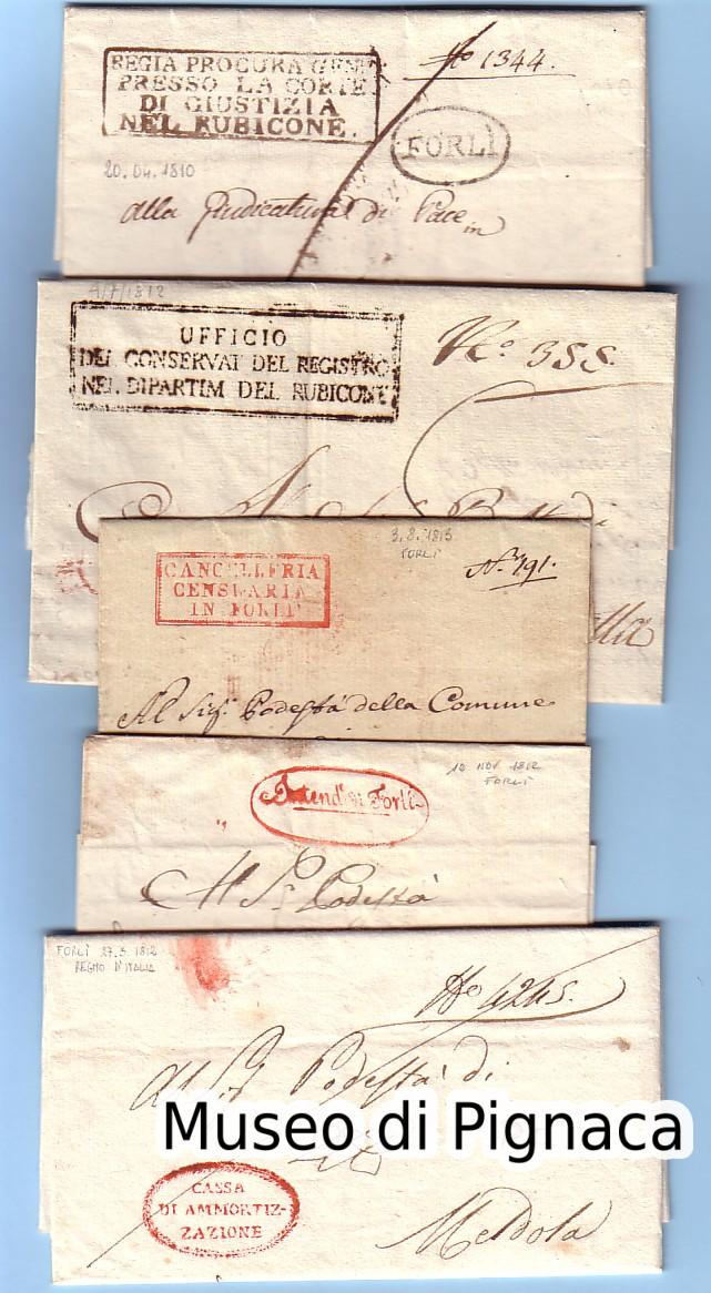 1810-12-lettere-di-natura-amministrativa-con-timbri-napoleonici
