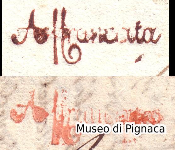 7_-_1816-1818_-timbro-_affrancata_-in-corsivo-colore-rosso