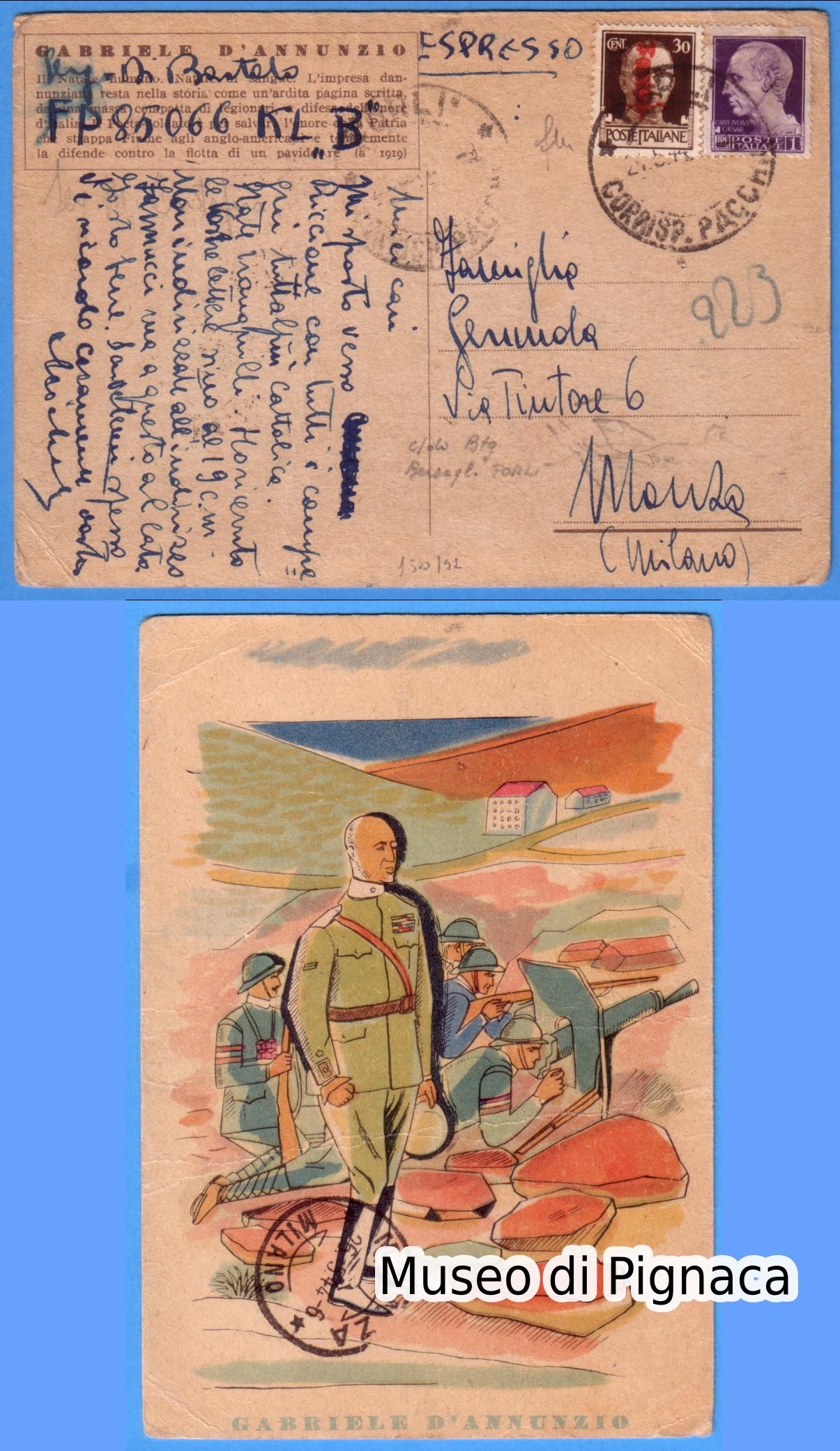 1944-24-maggio-cartolina-gabriele-d-annunzio-spedita-con-posta-civile-da-militare-del-comando-battaglione-gnr-forli-feldpost-85066