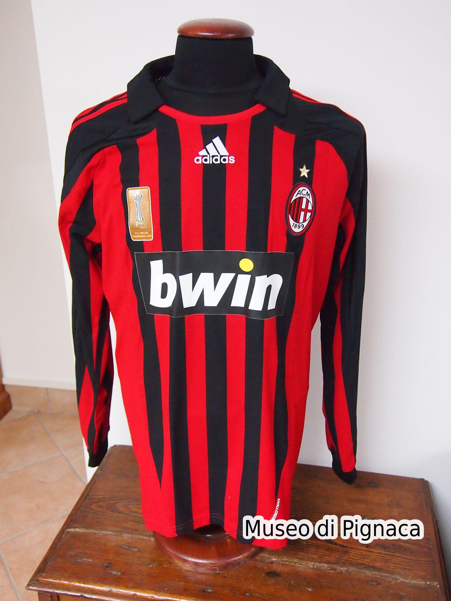 Paolo Maldini - Maglia Milan 2007-08 Fronte (ex collezione)