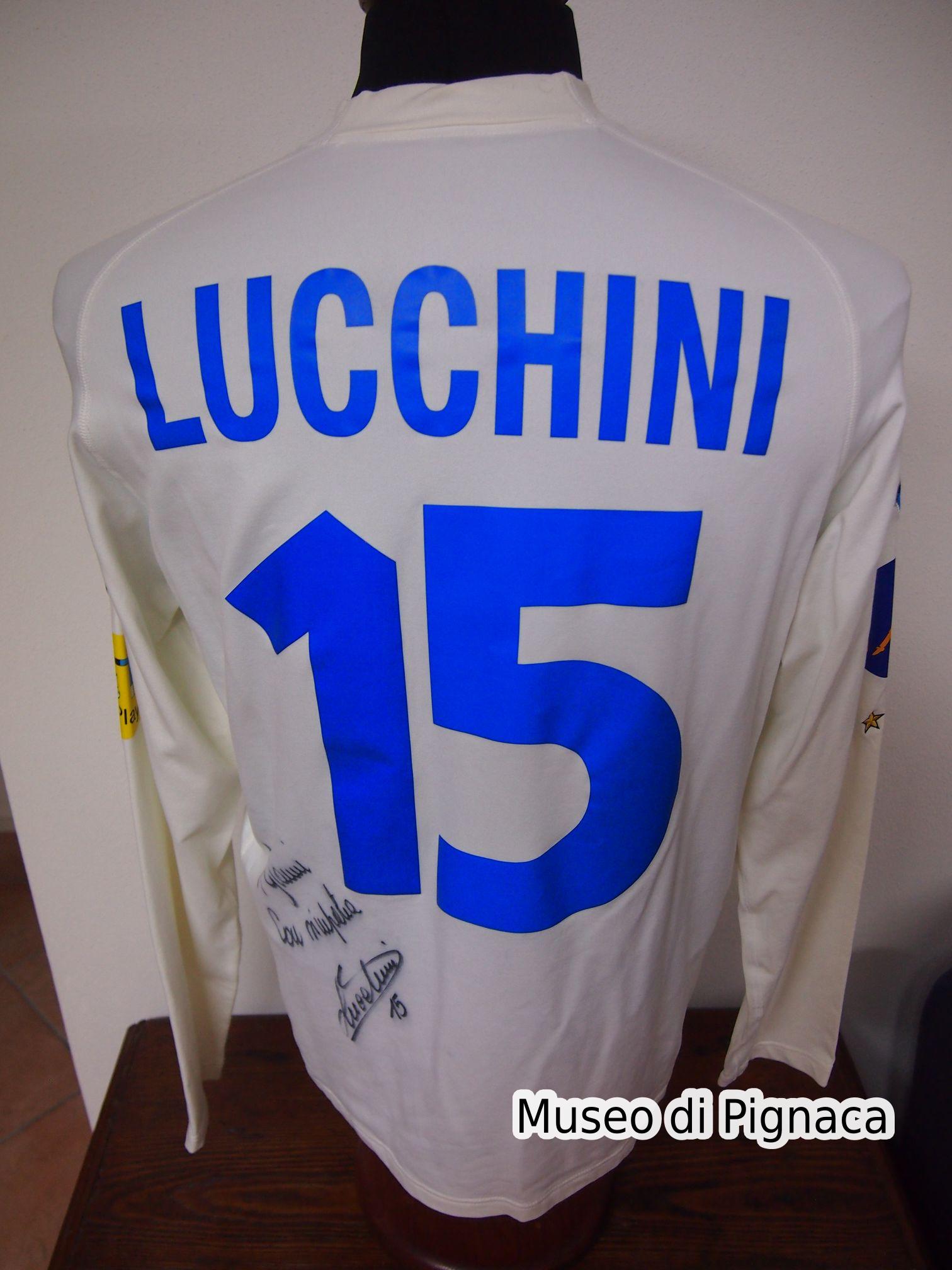 Stefano Lucchini - Maglia Italia Under 21 Europei 2002 (Retro)