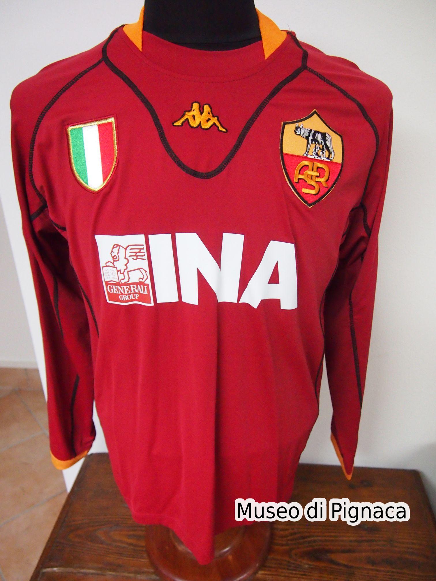 Francesco Totti - Maglia Roma 2001-02 (Fronte)